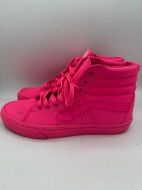 Vans Sk8-Hi Hot Pink High Top Sneakers Women's Size 9.5